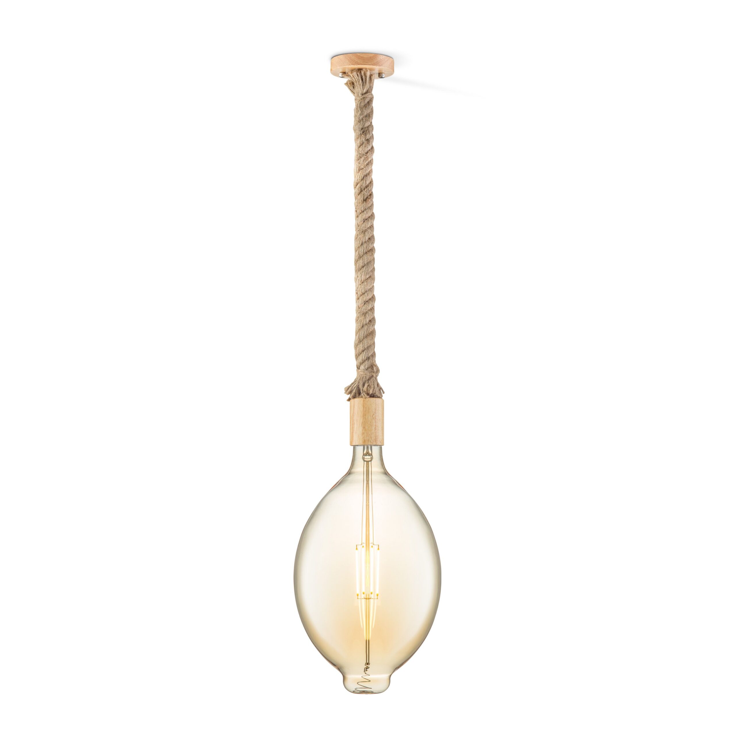 Home sweet home hanglamp Leonardo Oval - amber
