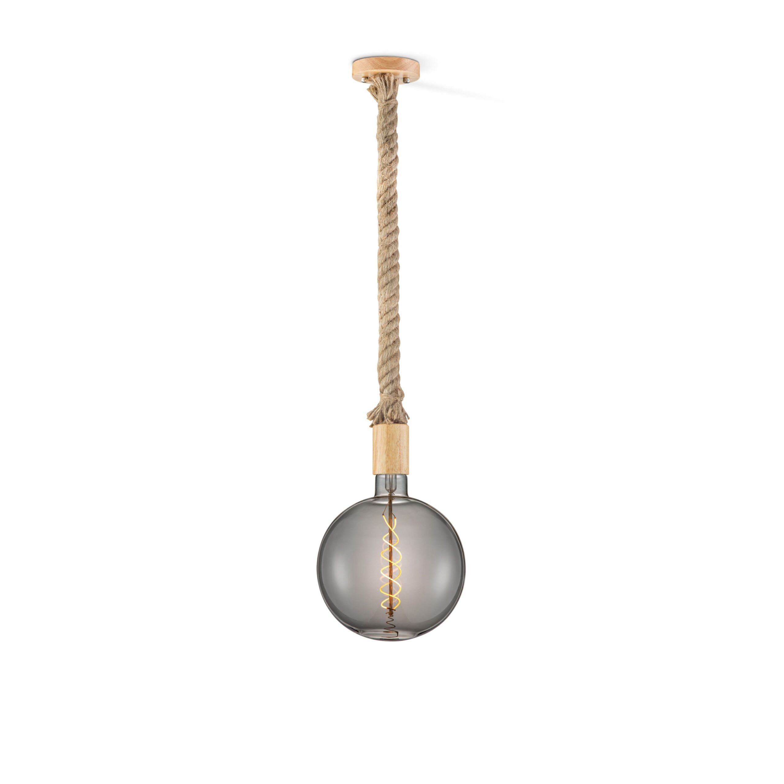 Home sweet home hanglamp Leonardo Spiral g180 - smoke