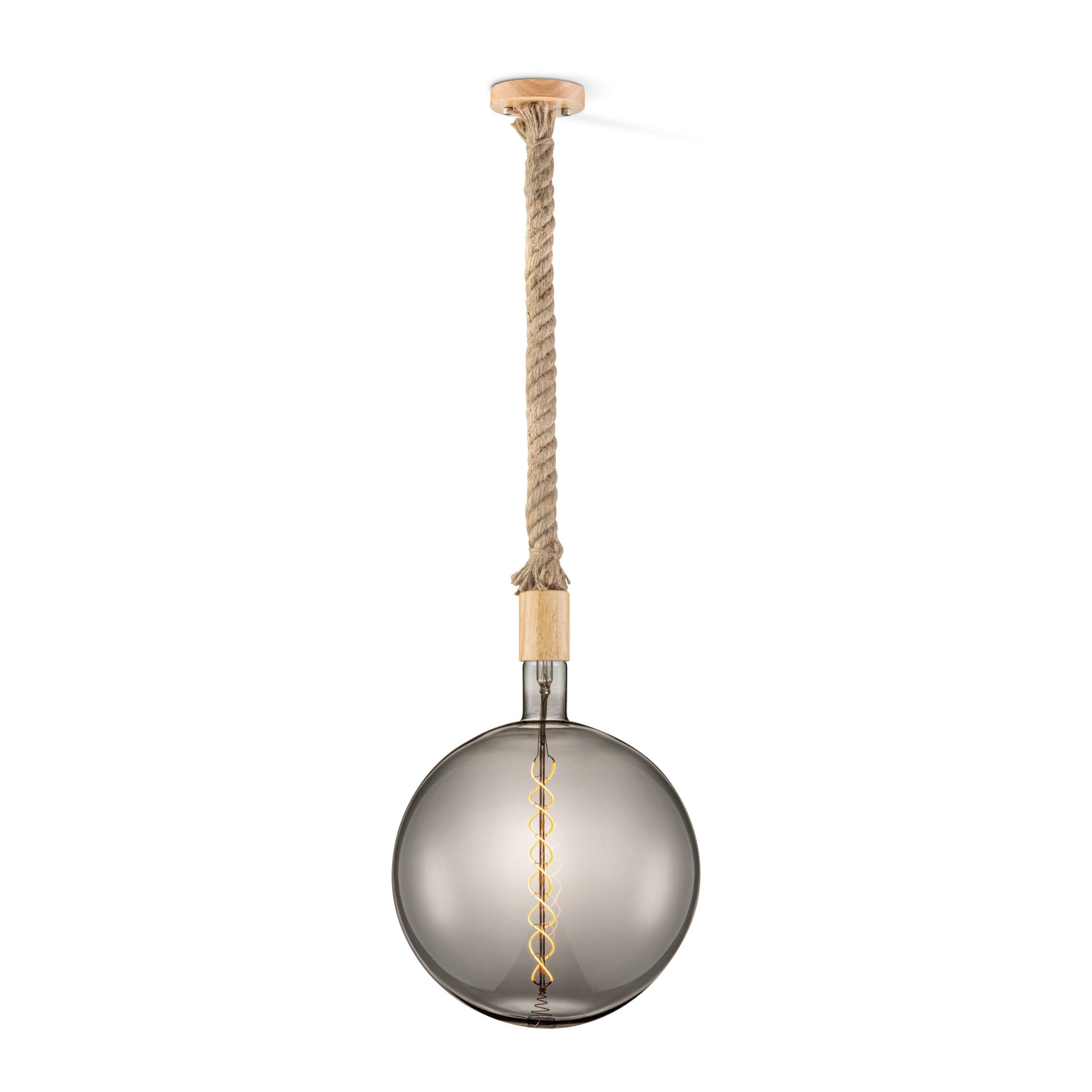 Home sweet home hanglamp Leonardo Spiral g260 - smoke