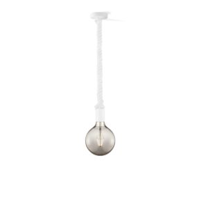 Home sweet home hanglamp Leonardo wit Globe g125 - smoke