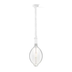 Home sweet home hanglamp Leonardo wit Oval - helder
