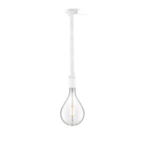 Home sweet home hanglamp Leonardo wit Pear - helder