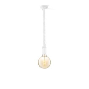 Home sweet home hanglamp Leonardo wit Spiral g125 - amber