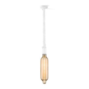 Home sweet home hanglamp Leonardo wit Tube - amber