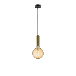 Home sweet home hanglamp Saga brons Globe g125 - amber