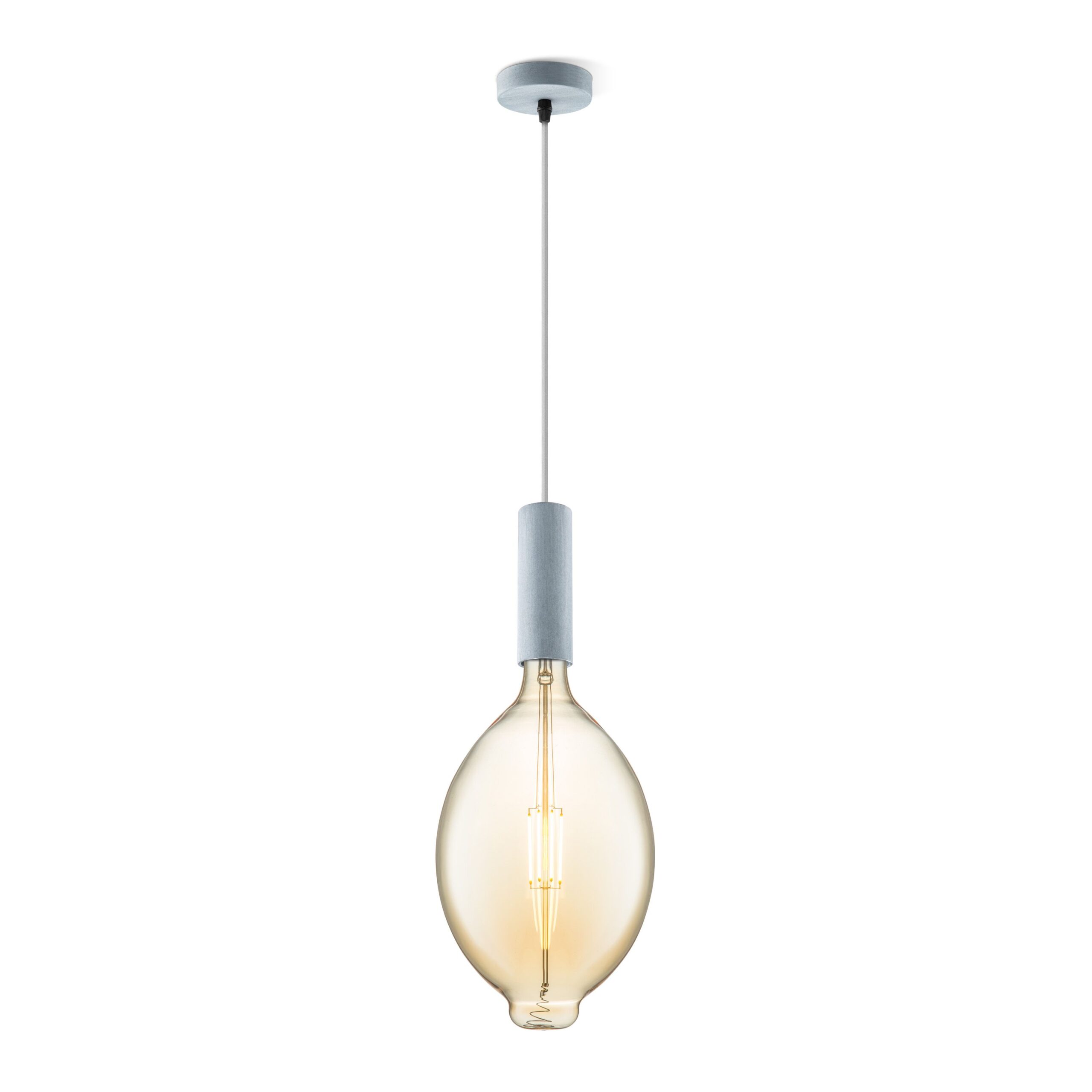 Home sweet home hanglamp Saga beton Oval - amber