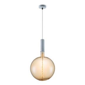 Home sweet home hanglamp Saga beton Spiral g260 - amber
