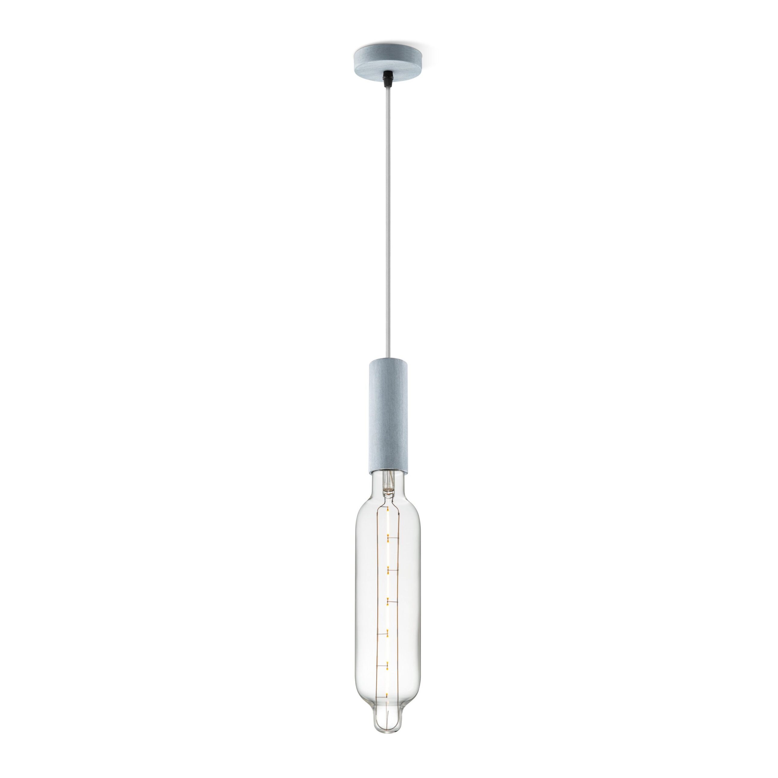 Home sweet home hanglamp Saga beton Tube - helder