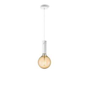 Home sweet home hanglamp Saga marmer Globe g125 - amber
