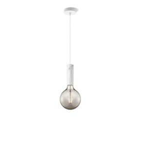 Home sweet home hanglamp Saga marmer Globe g125 - smoke
