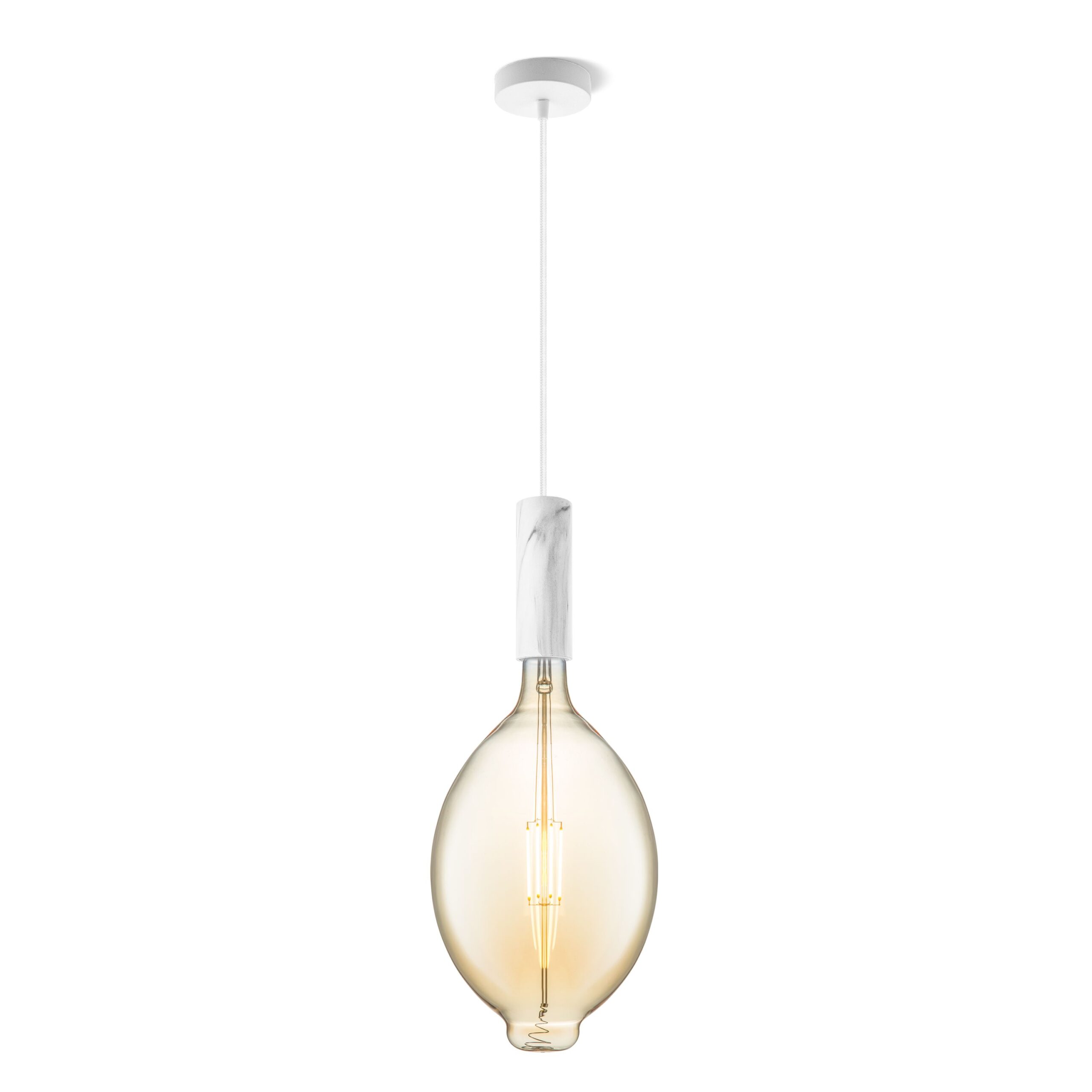 Home sweet home hanglamp Saga marmer Oval - amber
