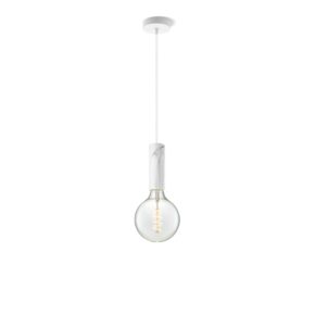 Home sweet home hanglamp Saga marmer Spiral g125 - helder