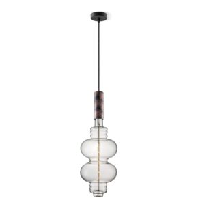 Home sweet home hanglamp Saga roest Diabolo - helder