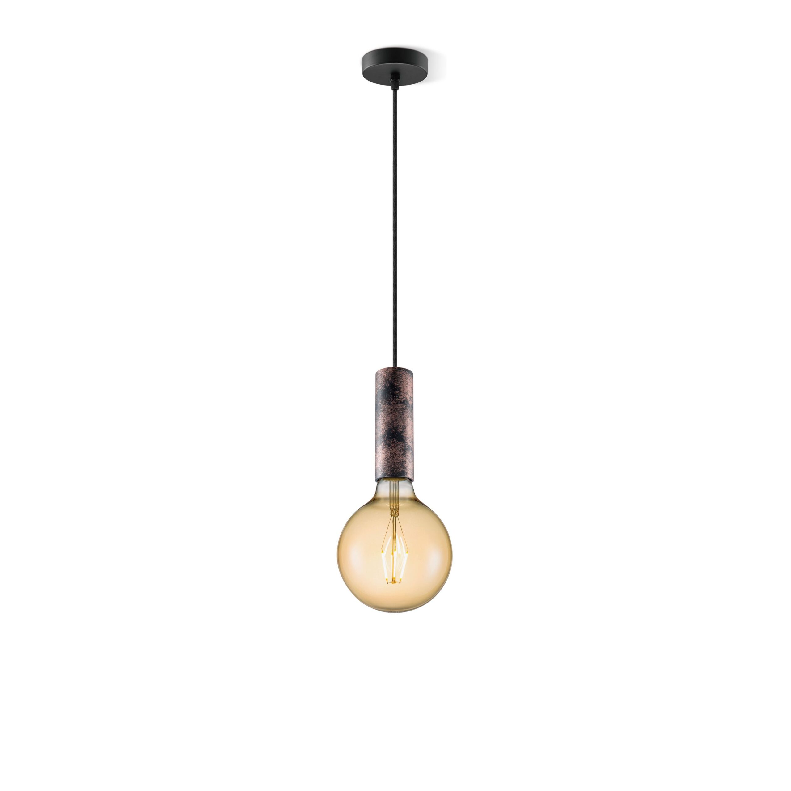Home sweet home hanglamp Saga roest Globe g125 - amber