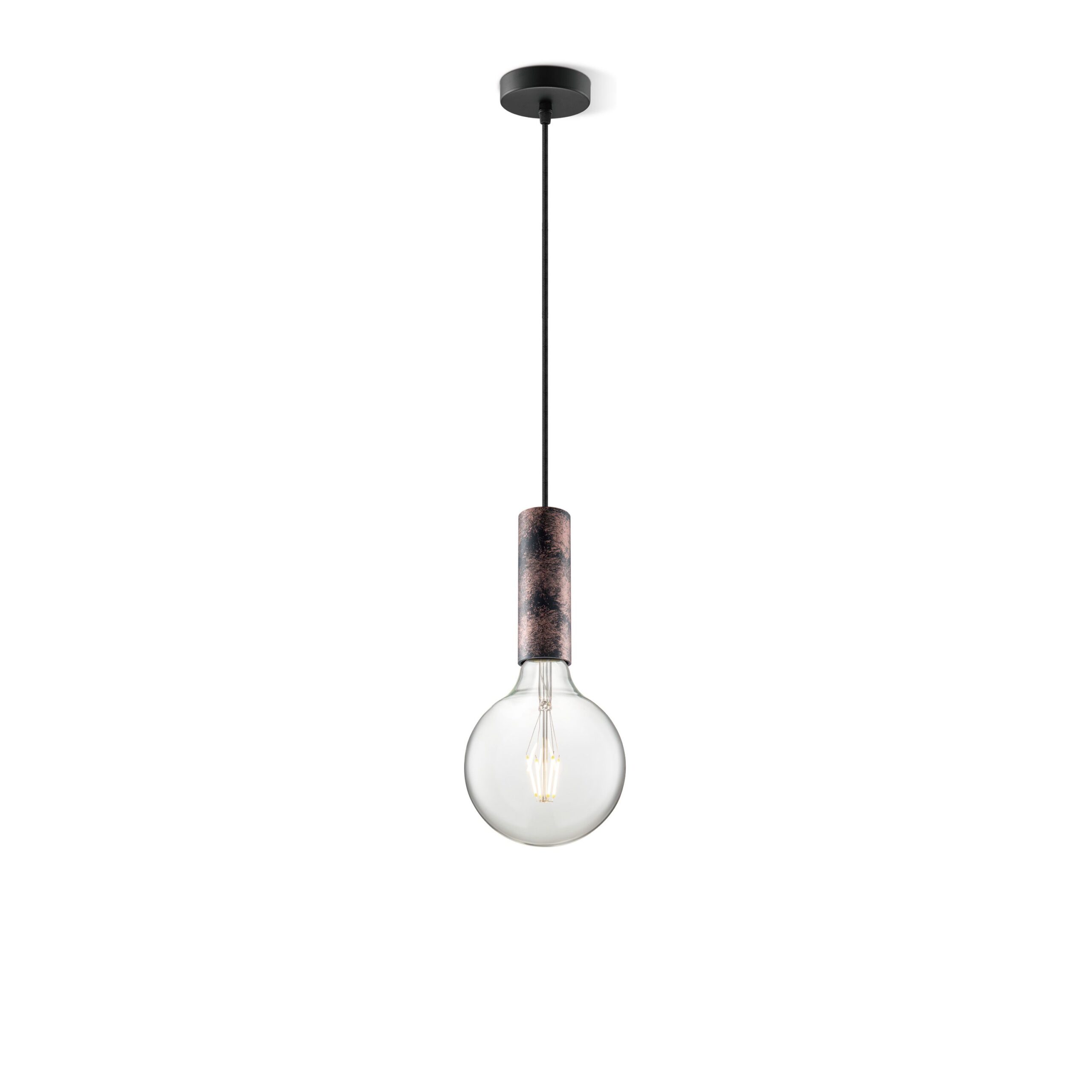 Home sweet home hanglamp Saga roest Globe g125 - helder