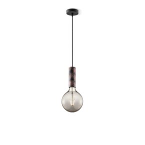 Home sweet home hanglamp Saga roest Globe g125 - smoke
