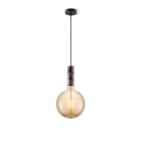 Home sweet home hanglamp Saga roest Globe g180 - amber