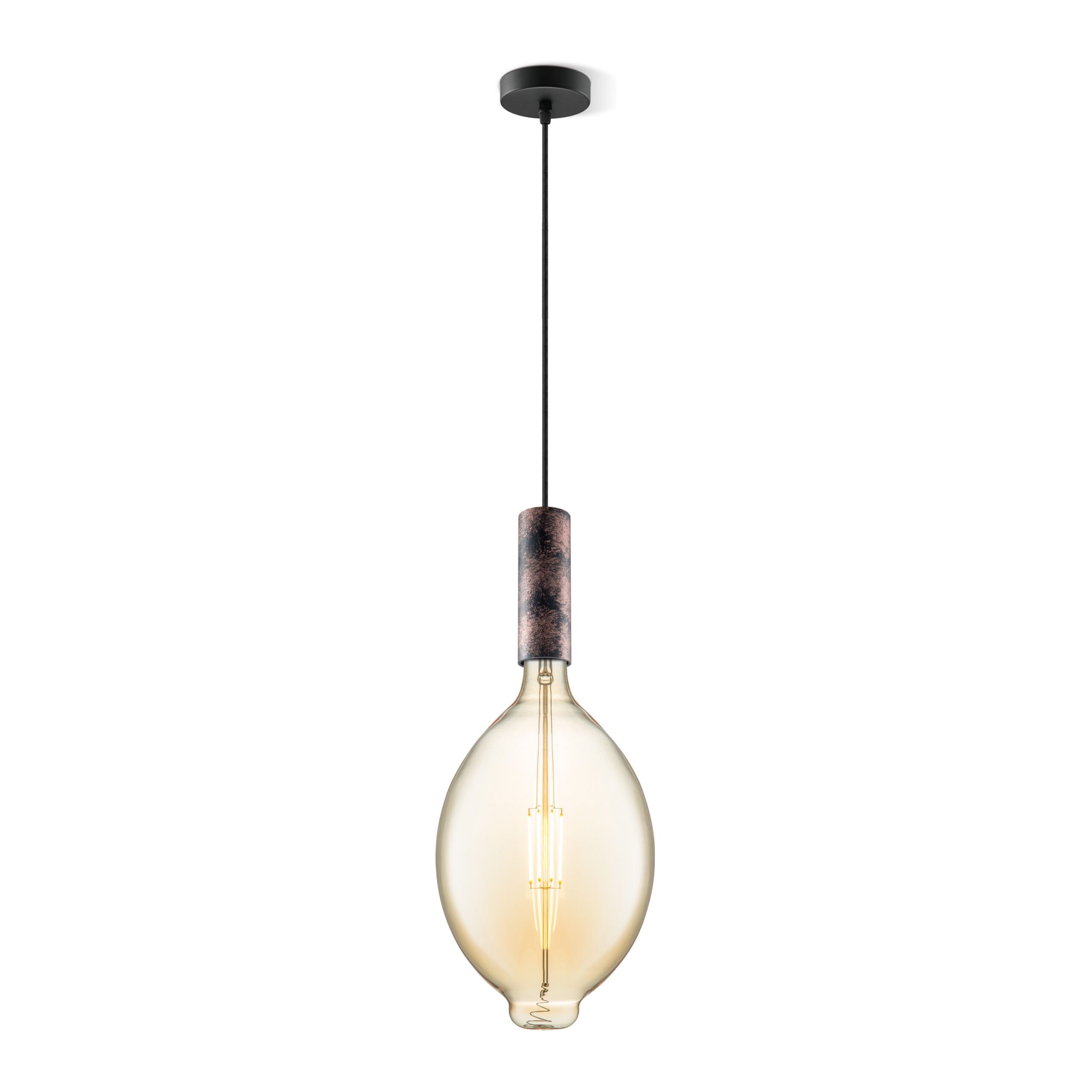 Home sweet home hanglamp Saga roest Oval - amber