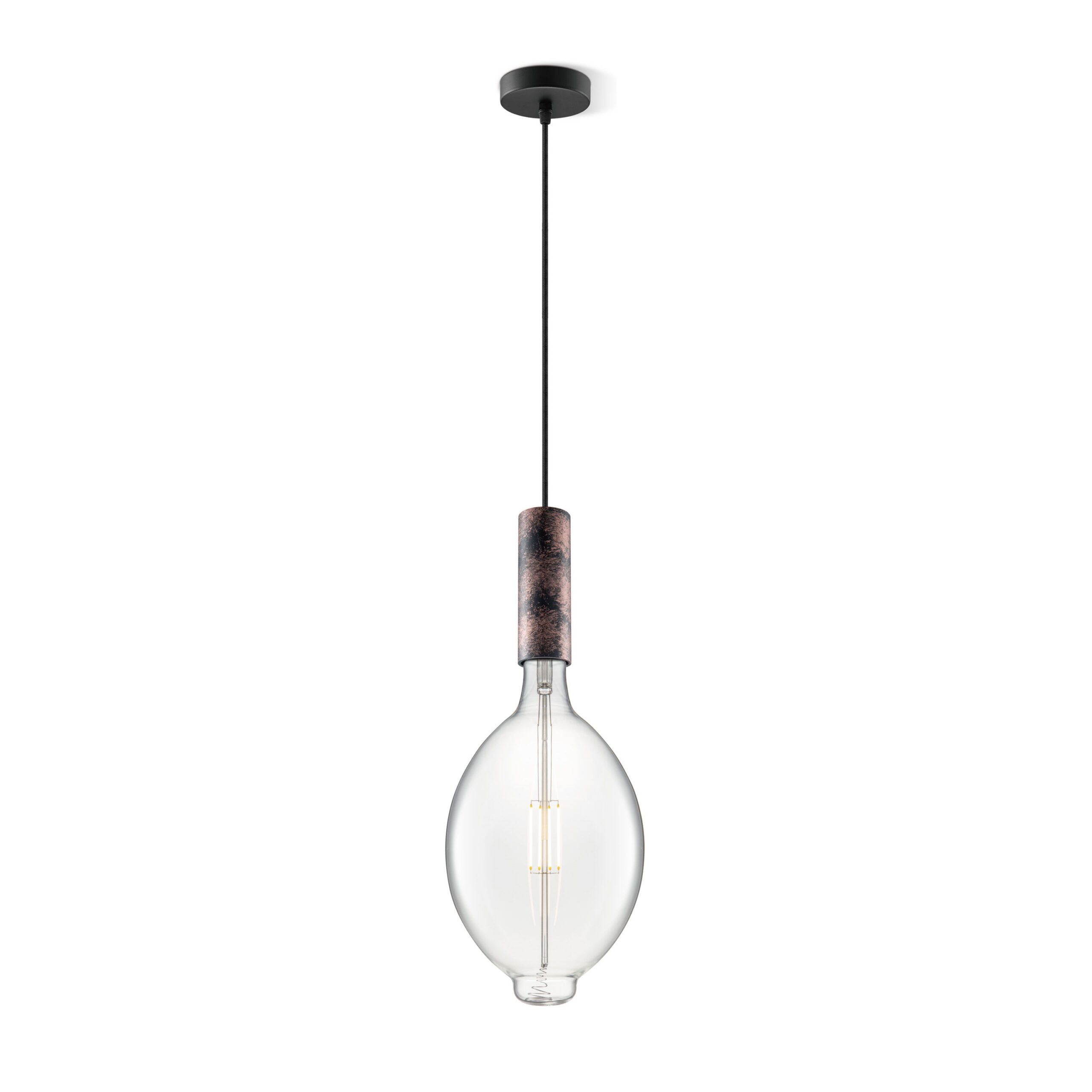 Home sweet home hanglamp Saga roest Oval - helder