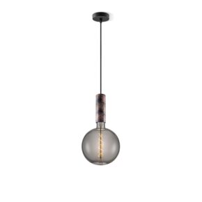 Home sweet home hanglamp Saga roest Spiral g180 - smoke