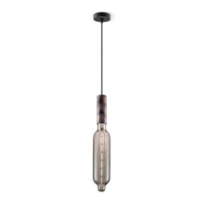 Home sweet home hanglamp Saga roest Tube - smoke