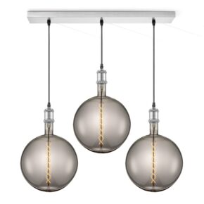 Home sweet home vintage hanglamp 3L Beam Spiral g260 - smoke