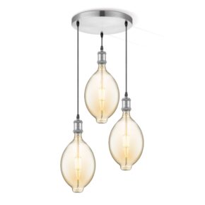 Home sweet home hanglamp Vintage 3L Oval - amber