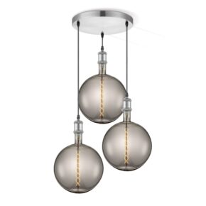 Home sweet home hanglamp Vintage 3l Spiral g260 - smoke