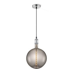 Home sweet home vintage spiral hanglamp g260 mat staal smoke