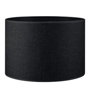 Home sweet home canvas lampenkap 30 zwart antraciet