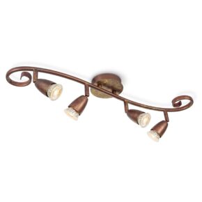 Home sweet home curl 4L LED opbouwspot ↔ 62 cm brons