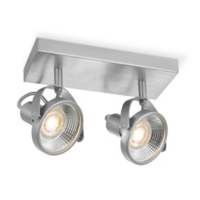 Home sweet home yaya 2L LED opbouwspot ↔ 23 cm mat staal