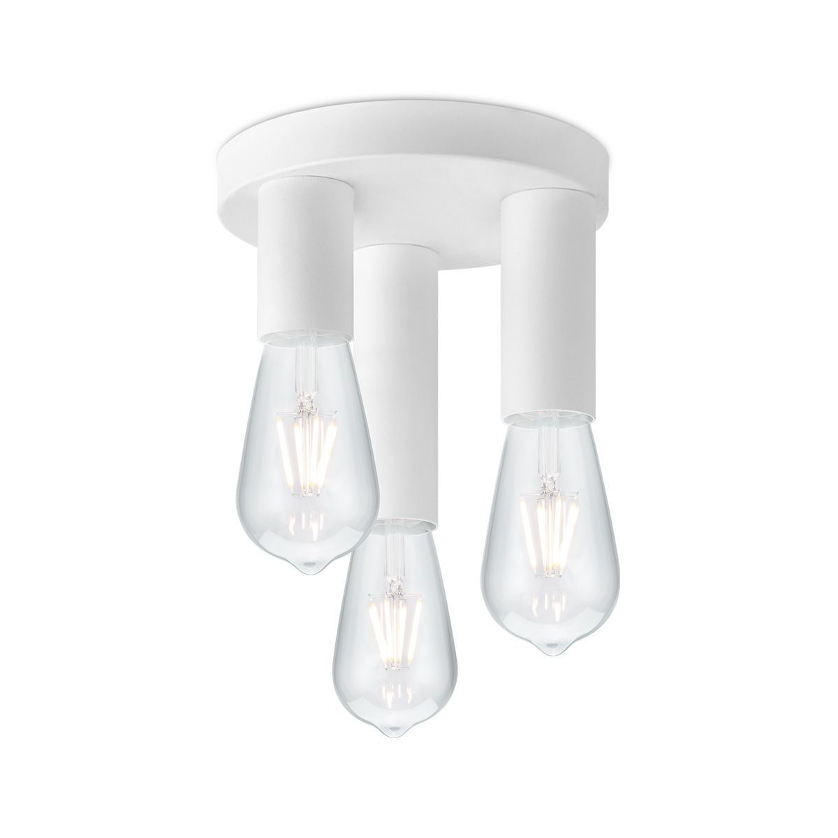 Home sweet home marna LED plafondlamp 3L wit