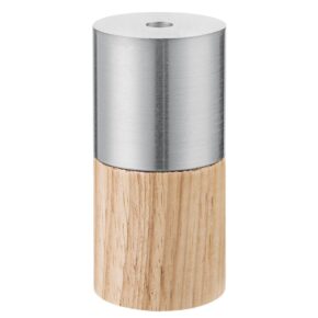home sweet home combi fitting rond E27 mat satin / hout