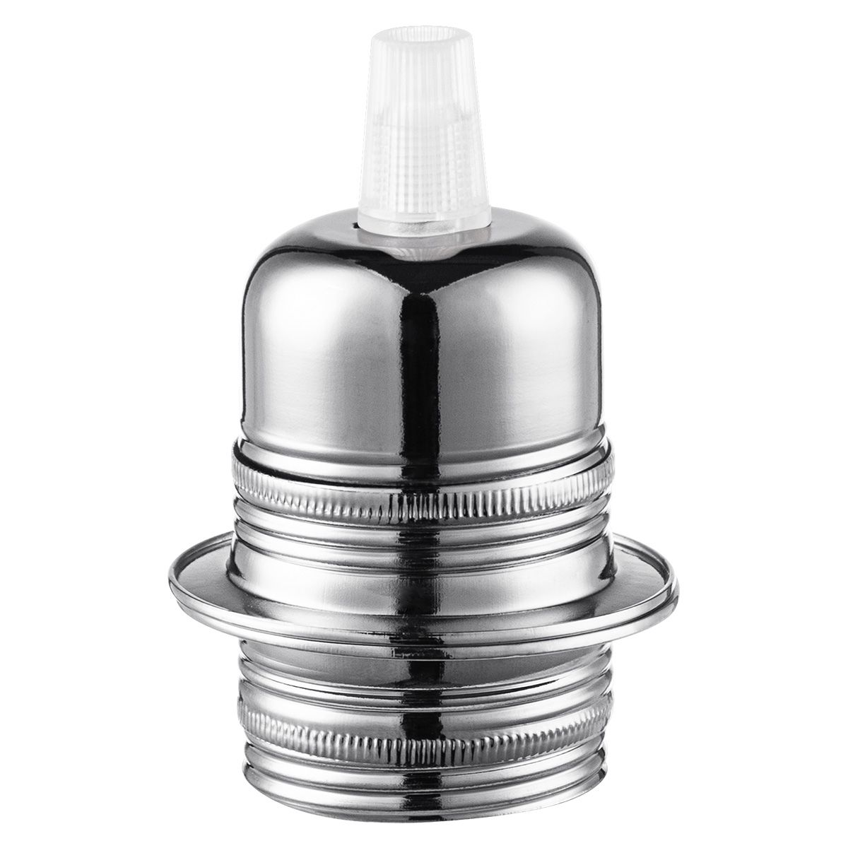 Home sweet home metalen 2-rings fitting E27 mat staal