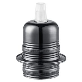 Home sweet home metalen 2-rings fitting E27 zwart