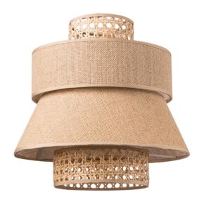 Home sweet home cane weave lampenkap nature