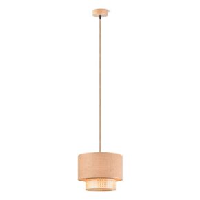 Home sweet home cane weave lampenkap linnen naturel