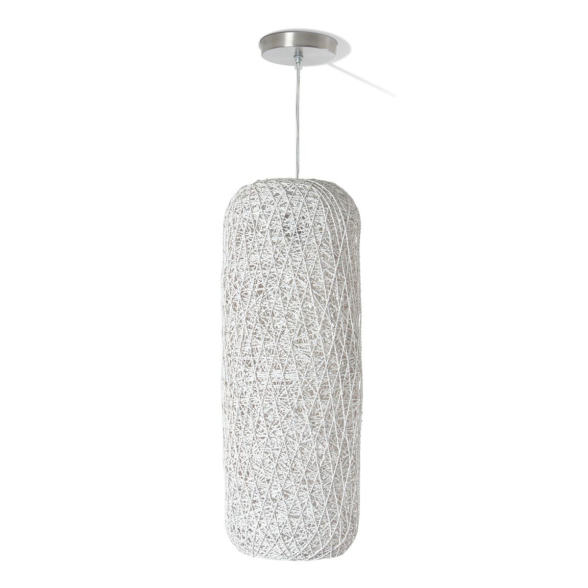 Home sweet home cocon tube hanglamp Ø 20 cm wit