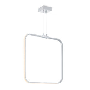 Home sweet home LED quad hanglamp ↔ 35 cm aluminium