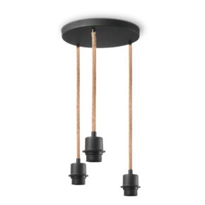 Home sweet home mila hanglamp pendel 3L zwart