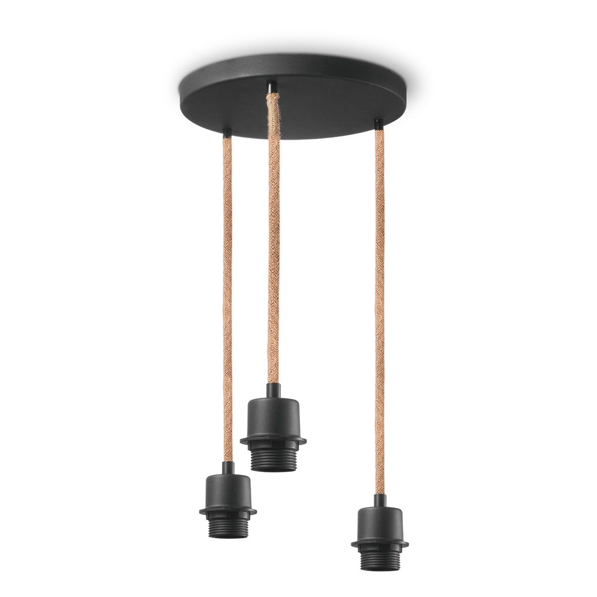 Home sweet home mila hanglamp pendel 3L zwart
