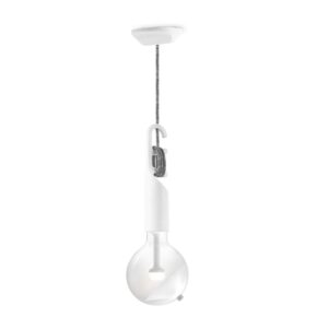 Move Me hanglamp Twist - wit / Cone 5,5W - wit