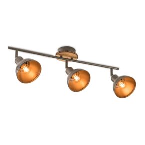 Home sweet home denver LED opbouwspot 3L hout