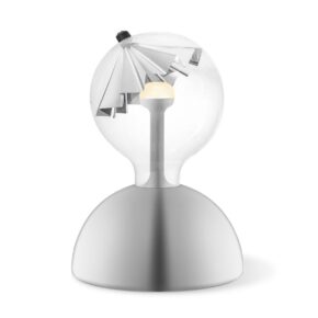 Move Me tafellamp Bumb - chroom / Umbrella 5,5W - zilver