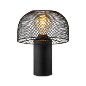 Home sweet home mushroom tafellamp gaasmetaal zwart