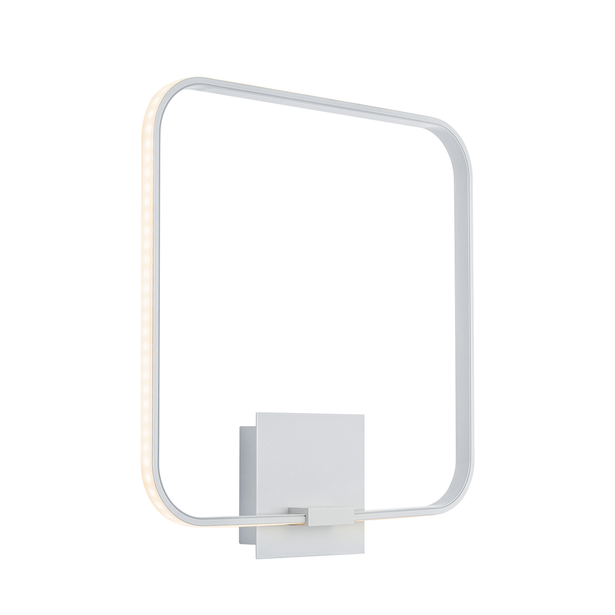 Home sweet home LED quad wandlamp ↔ 35 cm aluminium