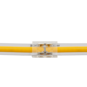 Koppelstuk tussen twee COB ledstrips - 10mm - solderen niet nodig