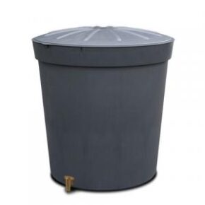 Lanzarote kunststof regenton 300 liter antraciet