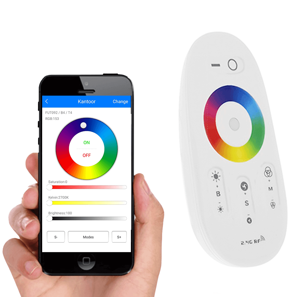 Luxe touch RF afstandsbed. + Wifi RGB